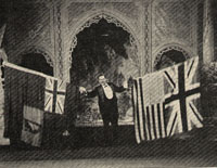 No one told me the flags would be so heavy in this damned semaphore class!