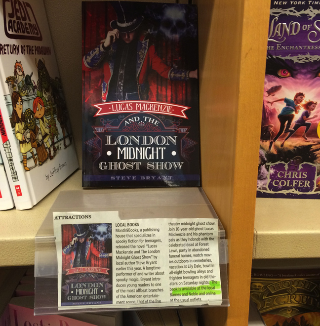 Beware! This book is haunted.